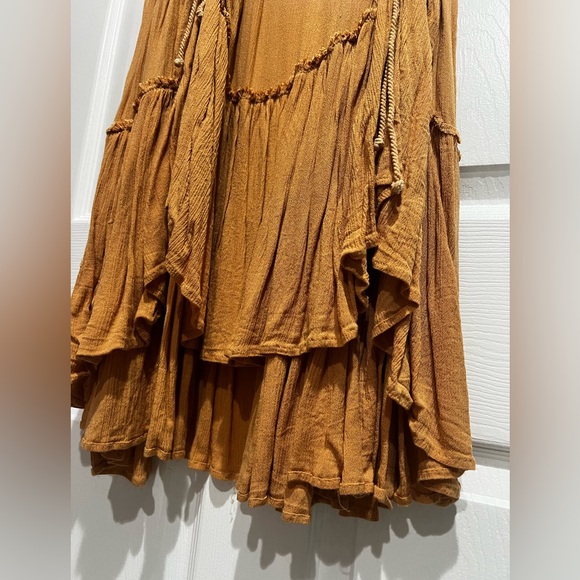 FREE PEOPLE El Sol Convertible Maxi Skirt / Sepia Tone - Picture 12 of 12